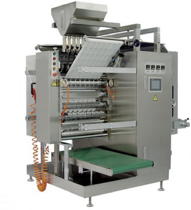 Multi-lanes vertical sachet filling machine