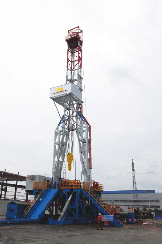 Fast-moving drilling rig