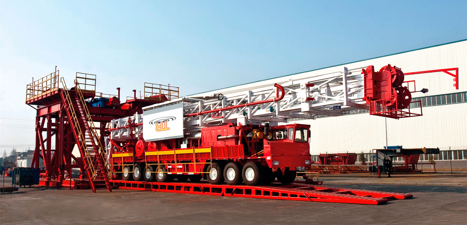Truck-mounted drilling rig