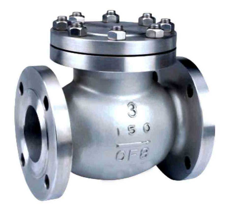 Cast steel check valves
