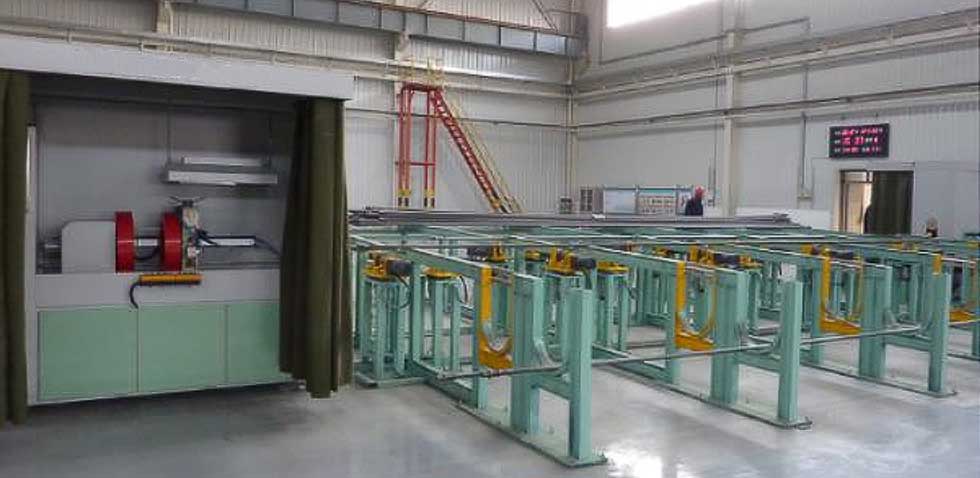 Sucker rod fluorescent magnetic particle inspection