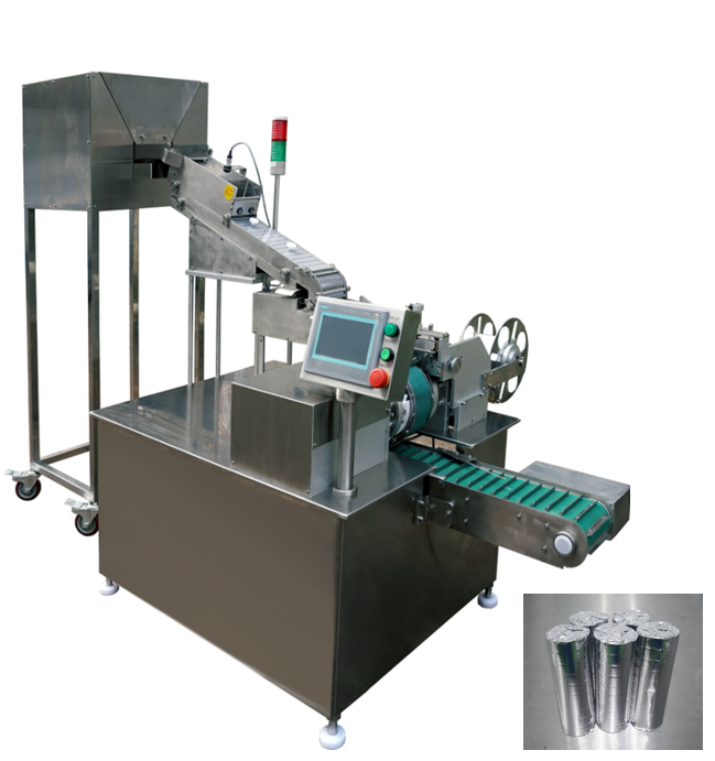 TRFW-4 foil and paper wrapping machine
