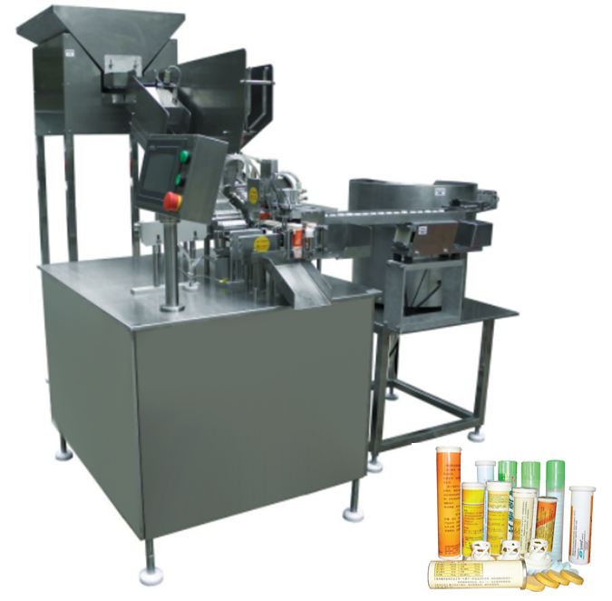 TRTF-3 effervescent-tablet tube-filling machine