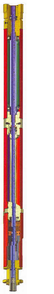 ESP motor protector cutaway
