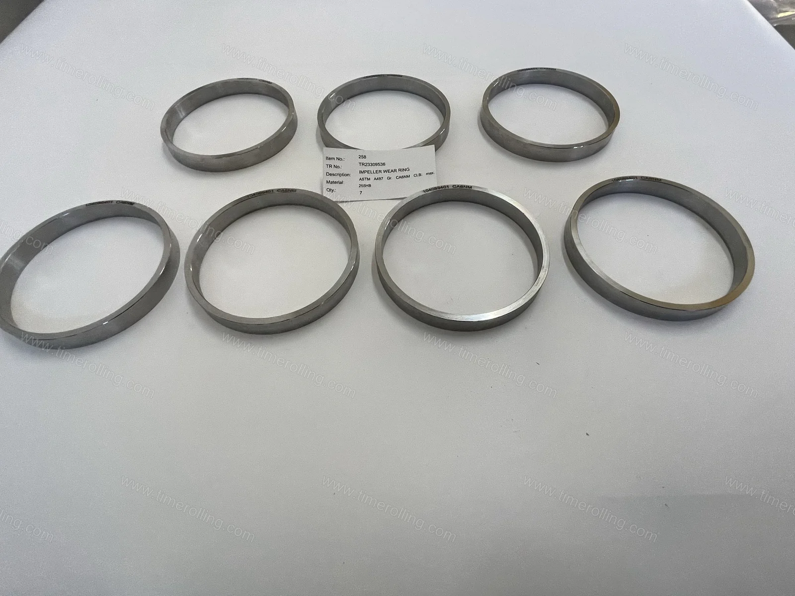 SULZER GSG CP  Impeller Wear Ring ASTM A487 CA6NM 12